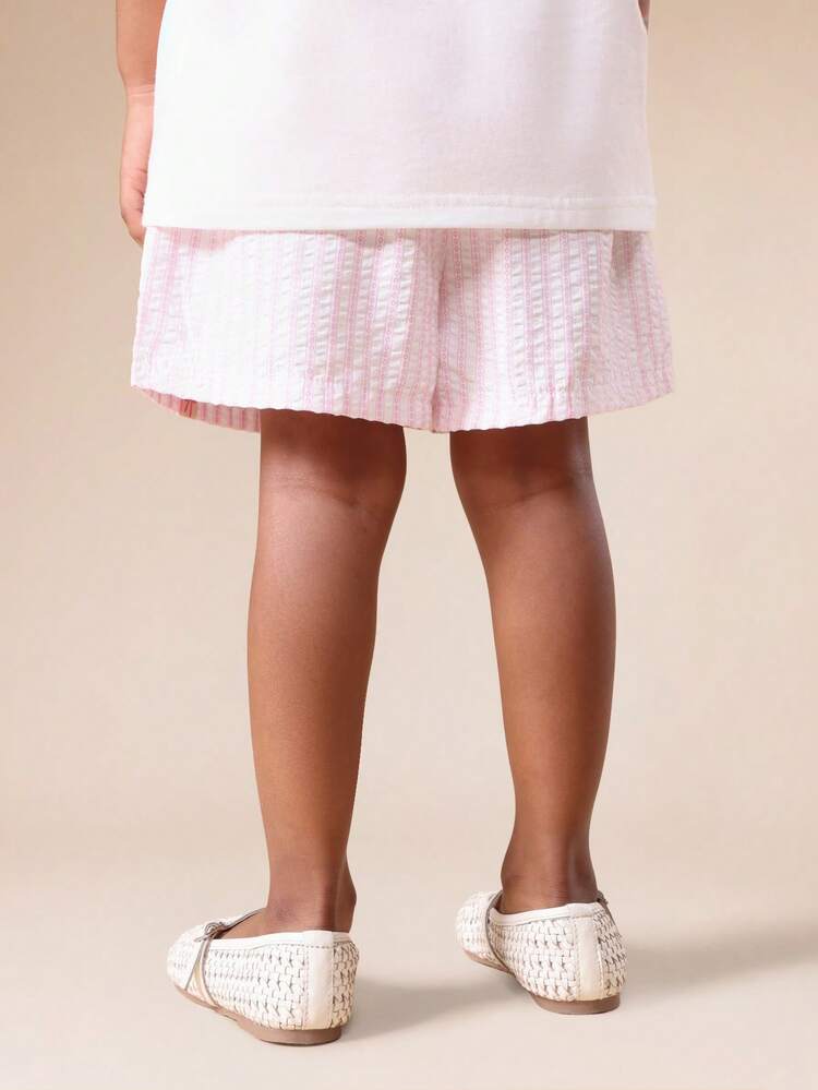 Pantaloncini a quadretti a quadretti con vita a sacchetto di carta