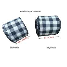 1 peça de fita decorativa para casa, fita xadrez vermelha e preta, decoração de ambiente, fita de tecido xadrez, decoração para o Dia dos Namorados, decoração de casamento, aniversário. - Multicolorido - Ver 14