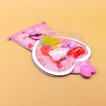 20PCS Sweet Heart Clamshell Blister Packing Clear Plastic Candy Dome Candy Holder Money Card Handmade Shaker Cards Transparent Plastic Covers For DIY Candy Gift Box - Love model - View 6