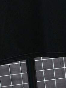 Men's fashionable printed short-sleeved crew neck casual summer short-sleeved top, machine washable, comfortable outdoor casual wear, machine washable shirt - Negro - Ver 5