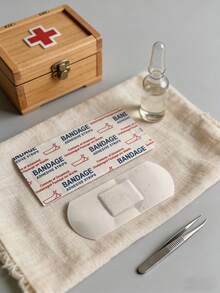 Bộ 60 miếng băng dán ngón tay trong suốt, băng cá nhân, băng cấp cứu có độ đàn hồi cao. - Nhiều màu - Xem 5