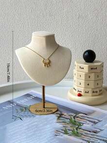 1pc/2pcs Elegant Metal T-Shape Earring Display Stand, Ring Display Holder, Suitable For Wedding, Valentine's Day, Party Gift Showcase Sun Travel Cool Back To School - Gold - View 8