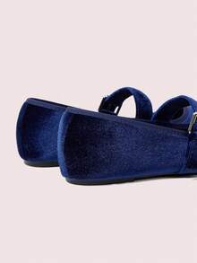 CUCCOO DOLLMOD Women's Casual Versatile Commute Simple Buckle Flats - Blue - View 9
