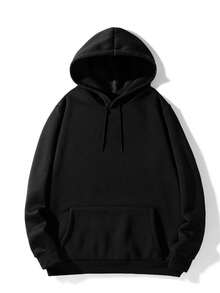 Hombre003-1 sudadera con capucha para hombres de manga larga con estampados modernos, ideal para las temporadas de otoño e invierno, una sudadera casual y abrigada Envío desde México Sudadera de capucha negra con impresión de calavera y texto "ON SIGHT" que dice "The Opps Ain't Safe" para un estilo atrevido y único - Negro - Ver 2