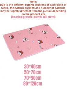 Washable Incontinence Pads, Leak-Proof Bed Care Mats For Elderly & Pets, Multiple Sizes & Colors, Non-Woven Fabric, Ideal For Menstruation & Home Use - Multicolor - View 20