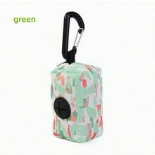 1Pc Pet Walking Printed Trash Bag Dispenser, Fashion Dog Poop Clean-Up Bags, Leash Clip On Waste Bag Holder - Multicolor - View 22