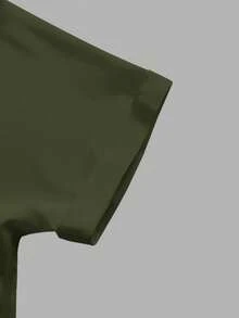 GlowEve CURVE Áo kiểu nữ cỡ lớn màu trắng thêu họa tiết, tay ngắn, cổ chữ V, chất liệu mềm mại, thích hợp cho lễ tốt nghiệp, các ngày lễ, Ngày Valentine, lễ hội âm nhạc, Ngày của Mẹ, Halloween, Lễ Tạ ơn, Lễ Phục sinh, Ngày Quốc khánh, các buổi khiêu vũ, hẹn hò, tiệc tùng, đám cưới, dã ngoại. - xanh quân đội - Xem 3