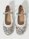 ROMWE Kawaii Women's Fashionable & Sweet Lace Trim Bow Decor Flats For Christmas