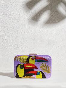 SHECARRY WOMEN EVENING BAGS - Mauve Purple - View 2