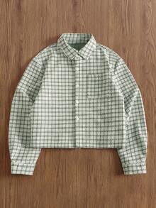 TOKVUE Men Shirts - Dark Green - View 1