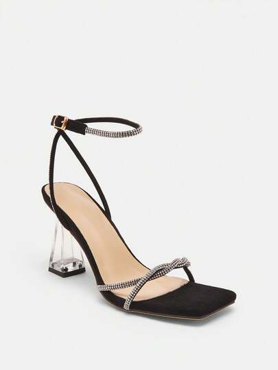 Glitzique 棕色豹纹女式休闲高跟凉鞋、派对和晚装鞋、拖鞋、平底凉鞋、夏季鞋情人节