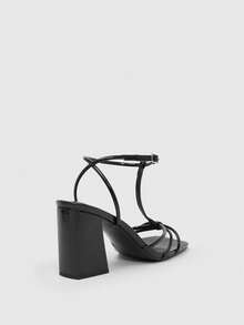 CUCCOO SZL Women Heeled Sandals Valentine's Day - Black PU - View 4