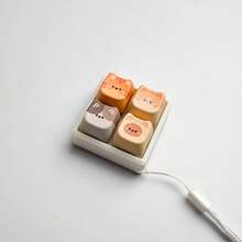 MINKOJA 1个猫咪键帽，3D打印底座，减压键，测试轴，可拆卸键帽 - 彩色 - 查看 7