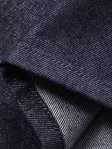 DAZY Women's Sleeveless Turtleneck Crop Top And Casual Straight Leg Jeans Set - Blue - View 7