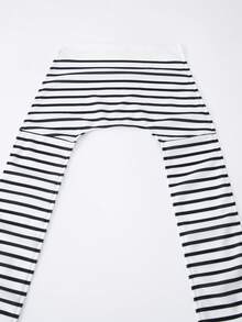 三件套男童绅士套装，夏季新款休闲短袖衬衫+条纹披肩+休闲裤，撞色搭配设计，优雅精致，适合日常穿着、外出、通勤、用餐、聚会、招待、舞台表演、婚礼、毕业典礼等场合。 - 彩色 - 查看 4