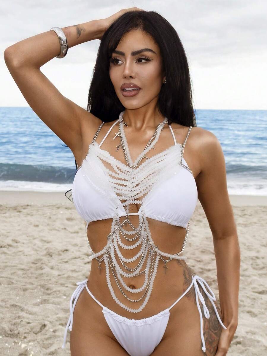 Sirith Women Tankinis - White - View 1