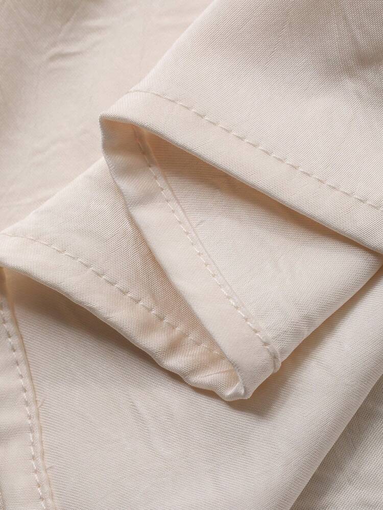 Women's Solid Color V-Neck Metal Button Elegant Vacation Summer Tank Top Cruise For Women