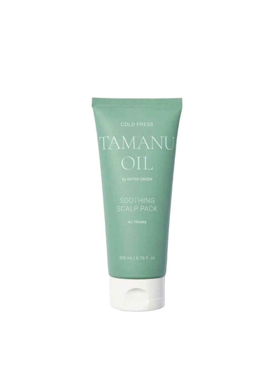 Rated Green COLD PRESS TAMANU OIL Soothing Scalp Pack 200 Ml - White - View 1