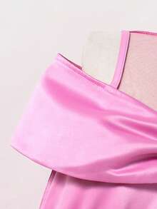 Vestido elegante, digno, generoso y de moda para niñas - Morado - Ver 6