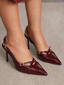 CUCCOO SZL Women Pumps Valentine's Day - Burgundy - View 7