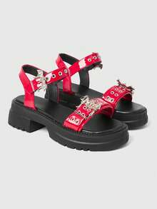 Cuero rojo brillante