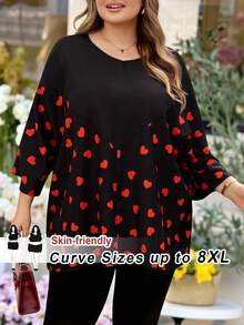 SHEIN CURVE+ Áo kiểu tay ngắn phối họa tiết da báo, cỡ US22, dành cho người có thân hình đầy đặn, phù hợp cho các lễ hội âm nhạc, kỳ nghỉ bên bờ biển, phong cách Boho. CURVE PLUS / / Áo kiểu tay ngắn phối họa tiết da báo, thích hợp cho kỳ nghỉ hè phong cách Boho. - Nhiều màu - Xem 1