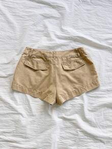 Soleia Casual For Women Beach For Women Summer Vacation Women Casual Vacation Fashion Sexy Shorts, Low Waist, Summer - Khaki - View 2