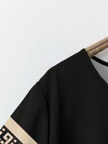 Rusticease Robe d'été décontractée grande taille à imprimé géométrique patchwork - Multicolore - Voir 5