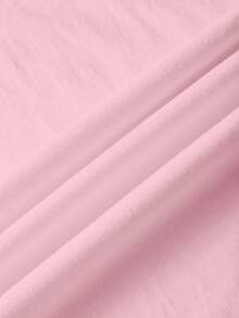 Rovax Y2K Short Sleeve Crew Neck T-Shirt, Regular Length, All Season, With Lips & Pearl Pattern, For Women - Baby Pink - View 4