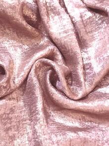 GlowEve Women's Metallic Fabric Paper Bag Waist Casual Shorts, Suitable For Summer Music Festivals, New Year Holiday Parties - Pink - View 7