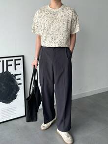 DAZY 男士纹理面料圆领T恤，夏季款 - 彩色 - 查看 3