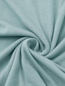 Resyla Women's Casual Solid Color Embroidered Lightweight Jacket, Spring/Summer - Baby Blue - View 4