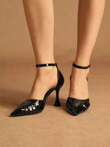 CUCCOO CHICEST Giày cao gót nữ - màu đen - Xem 3