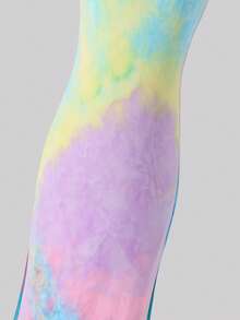 SHEIN Young Girl Tie-Dye Knit Camisole Dress - Multicolor - View 5