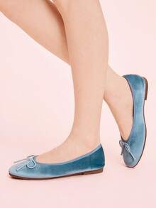 CUCCOO DOLLMOD Women Flats Valentine's Day - Blue - View 5