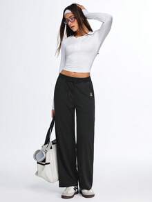 Eassivo Eassivo Women Sports Pants - Black - View 1