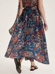 Aveloria Modichic 时尚百搭的佩斯利花纹波西米亚风半身裙 - 彩色 - 查看 2