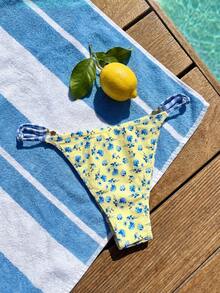 Swim Mod 女士碎花沙滩装可爱时尚度假比基尼泳裤 - 彩色 - 查看 2