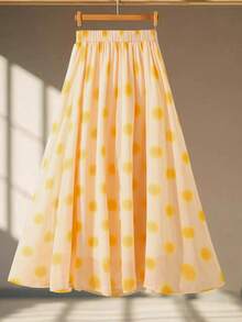 GlowEve Summer Fashion New Dopamine Hazy Polka Dot Women Skirt - Multicolor - View 2