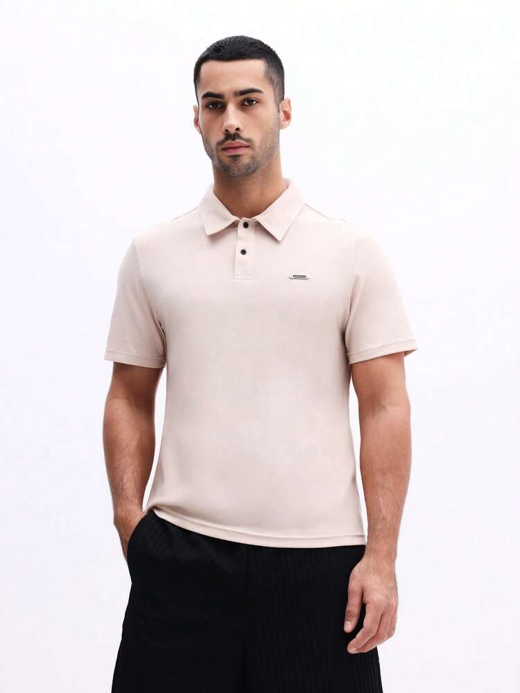 Slim Fit Polo Shirt With Classic Collar