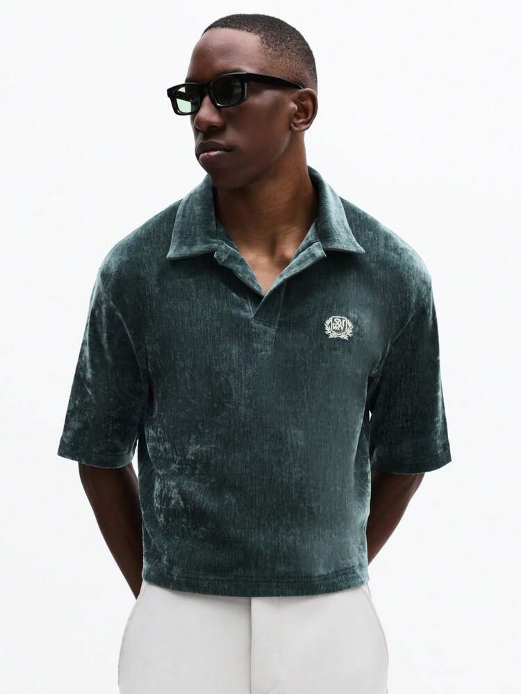 Short Sleeve Polo With Logo