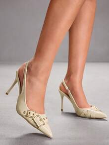 CUCCOO SZL Women Pumps Valentine's Day - Beige - View 7