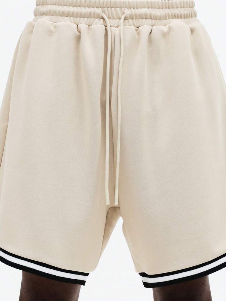 Polo Co-Ord Set With Striped Trim