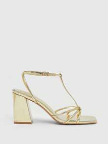 CUCCOO SZL Women Heeled Sandals Valentine's Day - Light gold - View 3