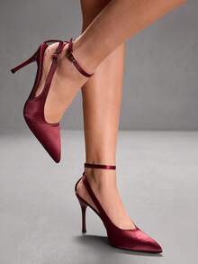 CUCCOO SZL Women Pumps Valentine's Day - Burgundy - View 3