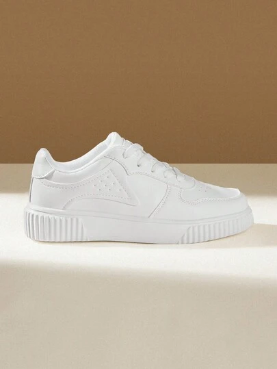 CUCCOO EASI Zapatos de patinaje de plataforma de goma blanda | Esencial para pasear por el campus y la calle, núcleo del estilo casual estadounidense