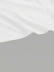 SHEIN EZwear 女士休闲性感标语印花白色吊带背心，适合夏季穿着 - 白色 - 查看 5