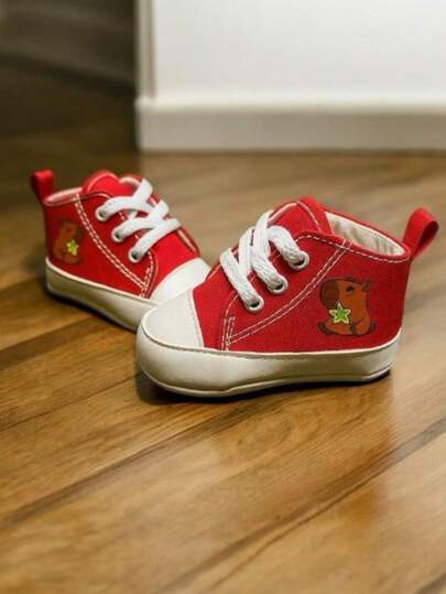 Modelo: Bharesh tenis deportivo para bebé, con bonito estampado de Capibara, para toda época del año, súper combinables, cómodos, suaves y duraderos.