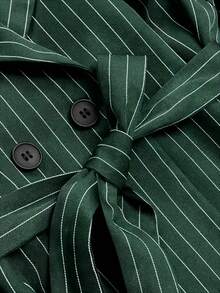 GlowEve 一套两件式秋季女装，优雅通勤风格，完美融合。 - 墨綠色 - 查看 6