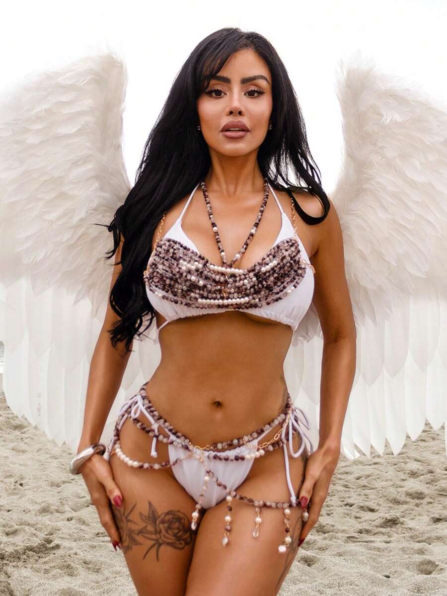 Sirith 女士比基尼套装 - 棕色 - 查看 1